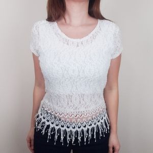 💥CLOSING SALE💥 TRUE Vintage Sheer White Beauty